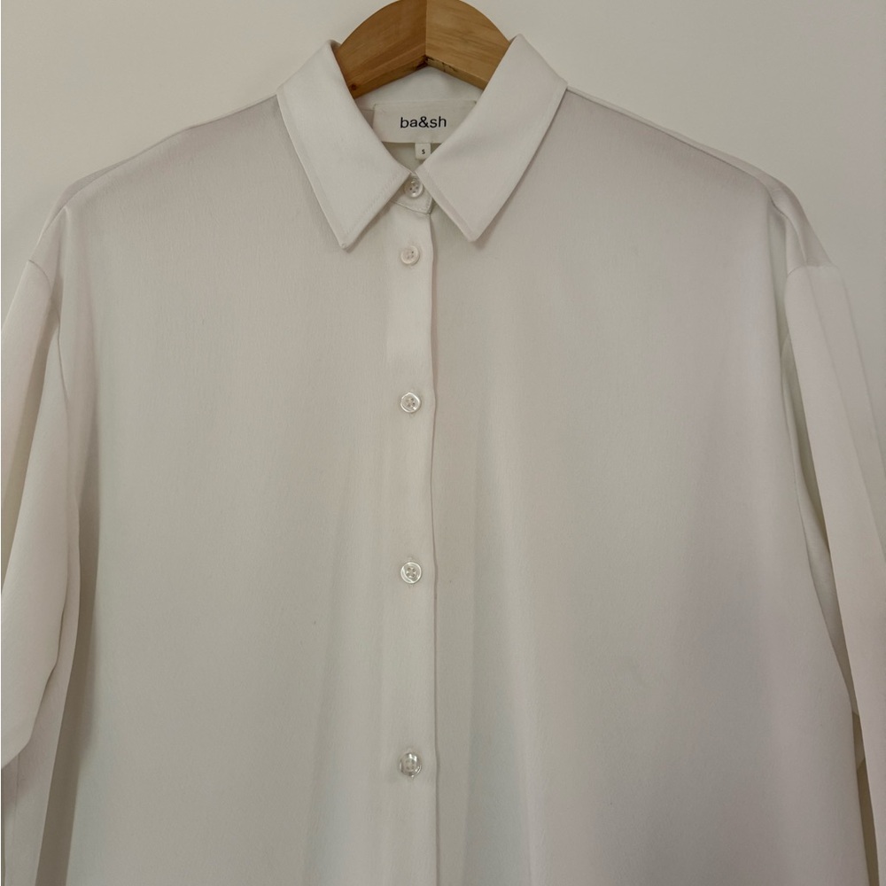ba&sh White Button-Up Blouse - Picture 4 of 4